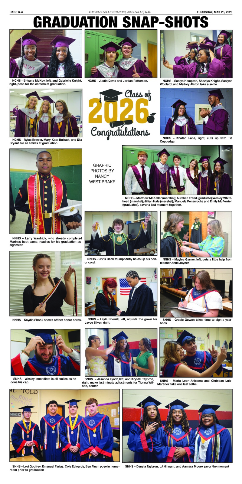 GRADUATION SNAP-SHOTS