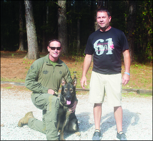 West Coast officer trains K-9 in Nash