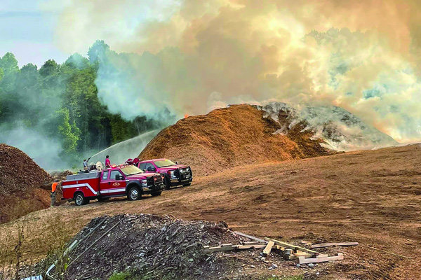 Mulch Fire
