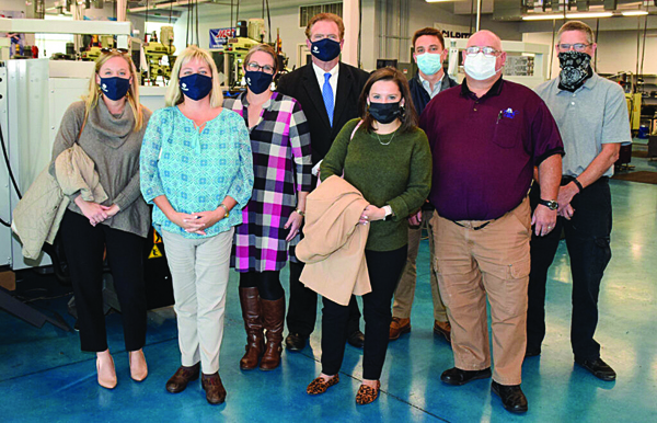 Economic developers visit NCC advanced manufacturing facility
