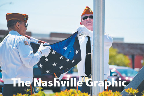 Flag raised in honor of local veteran