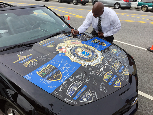 Sheriff's Office receives special visit during Police Week