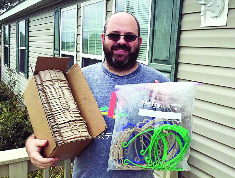 Local man makes face shield frames for EMS
