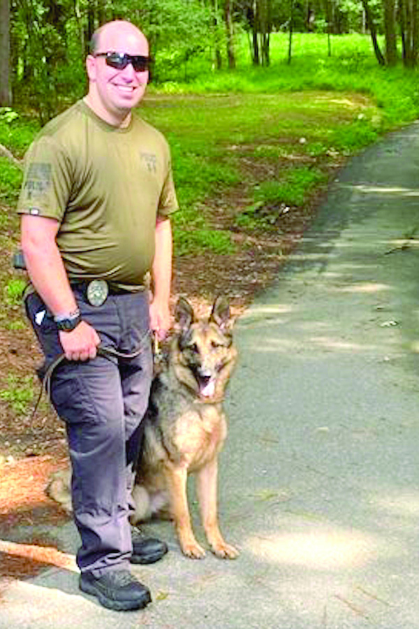 Officer blames chief for suspension