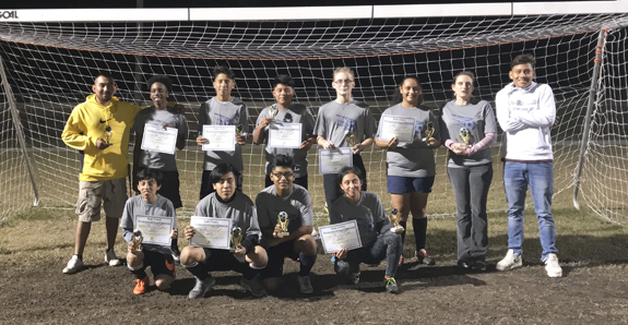 NASH COUNTY PARKS AND REC YOUTH SOCCER LEAGUE TOP FINISHERS, 1