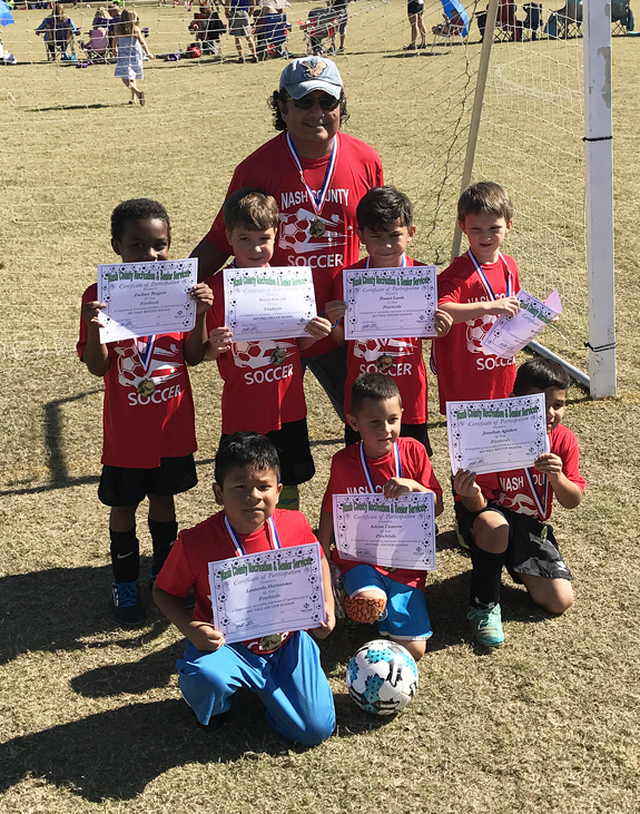 NASH COUNTY PARKS AND REC SOCCER CHAMPIONS