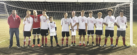 NASH COUNTY PARKS AND REC YOUTH SOCCER LEAGUE TOP FINISHERS, 2