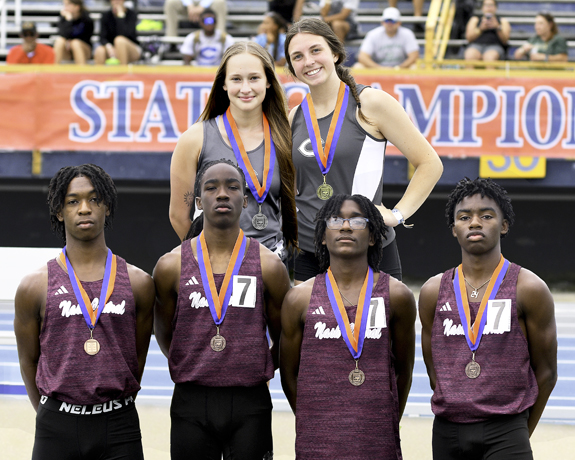 THE SUPER SIX MAKE THE MEDALS STAND FOR NASH CENTRAL