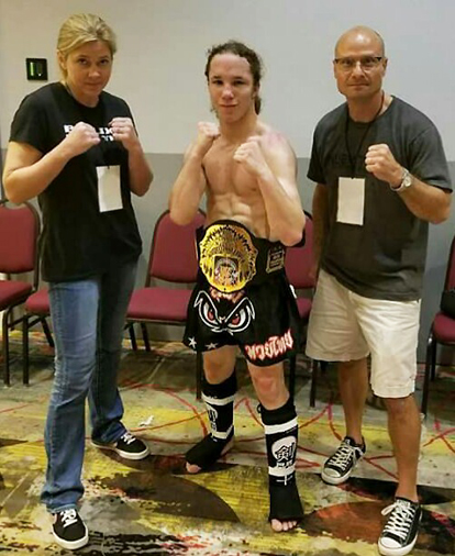 Buffaloe claims kickboxing title