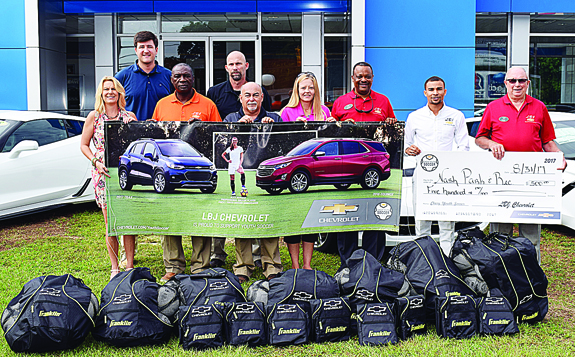 LBJ Donates To Parks & Rec Soccer