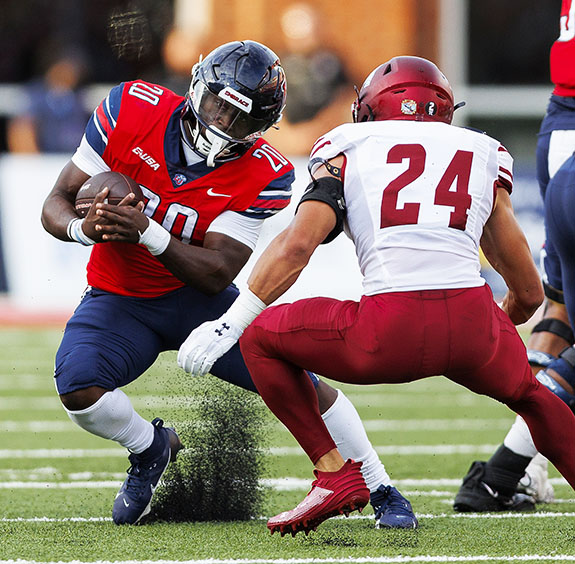 SN's Cooley starring  on gridiron for Flames
