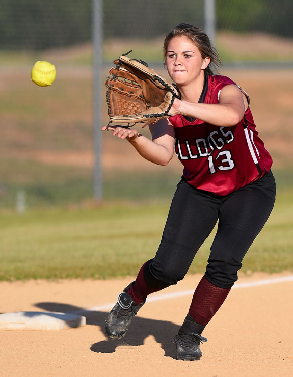 FIELDING HER POSITION