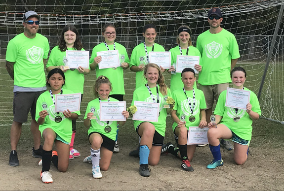 NASH COUNTY SOCCER TOP TEAM FINISHERS, 1