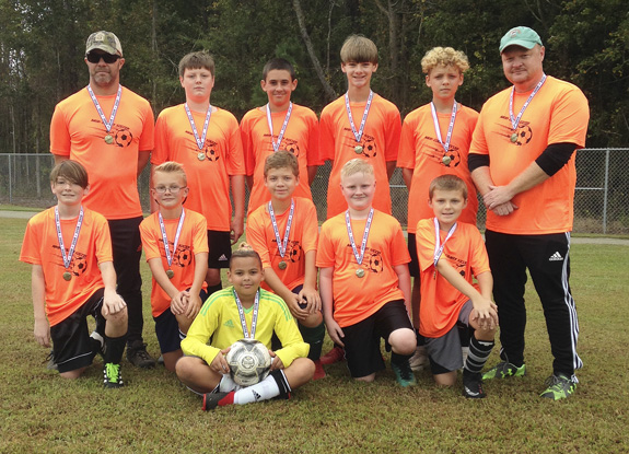 NASH COUNTY PARKS AND REC YOUTH SOCCER TOP  FINISHERS