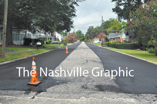 Town of Nashville begins slurry paving projects