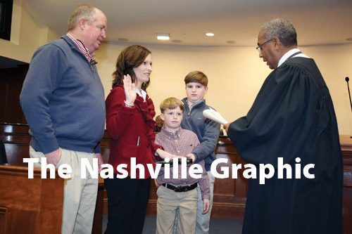 Leggett is sworn in as new county commissioner