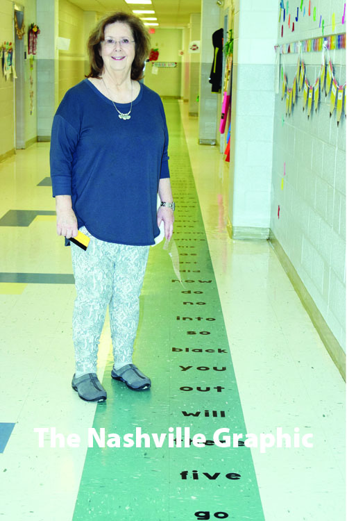 Retired teacher sets her 