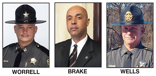Officers receive Long Leaf Pine Awards