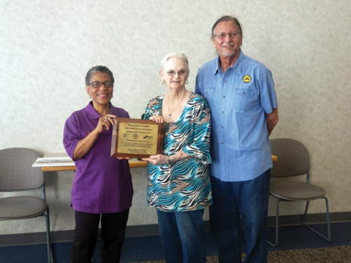 Plaque received for Rocky Mount Railroad Museum