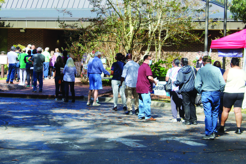 Early voting brings large turnout in Nash County