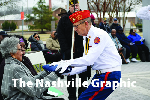 Flag raising ceremony honors veterans